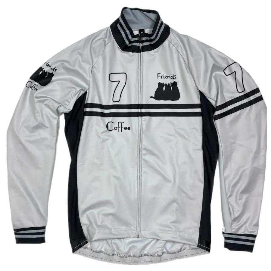 セブンイタリア Friends Wind Jacket ライトグレー : ワールドサイクル