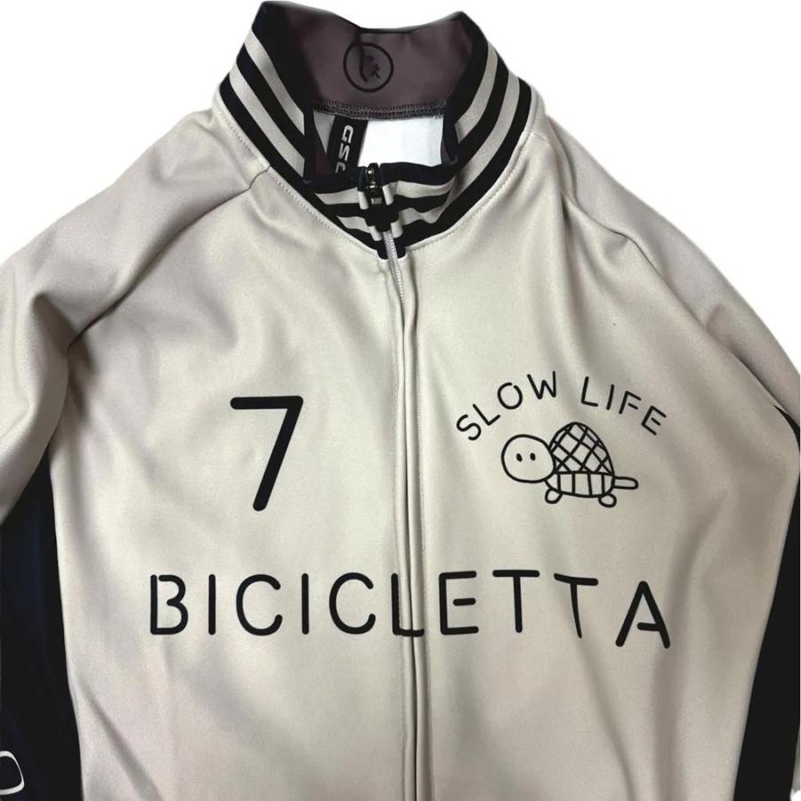 セブンイタリア Italiano Kame Lady LS Jersey ベージュ レディース_3