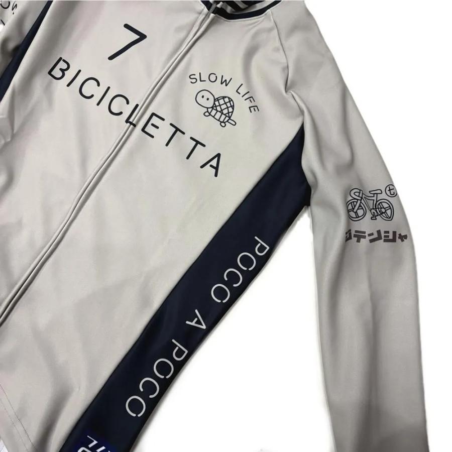 セブンイタリア Italiano Kame Lady LS Jersey ベージュ レディース_5