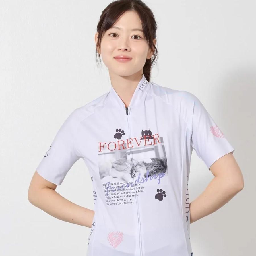 セブンイタリア Nekko Lady Jersey ライトグレー レディースの画像