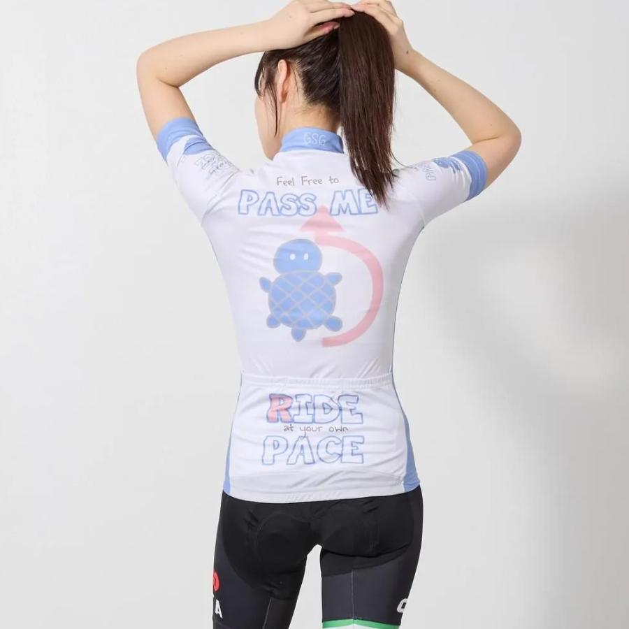 セブンイタリア Pass Me Turtle Lady Jersey オフホワイト レディースの画像