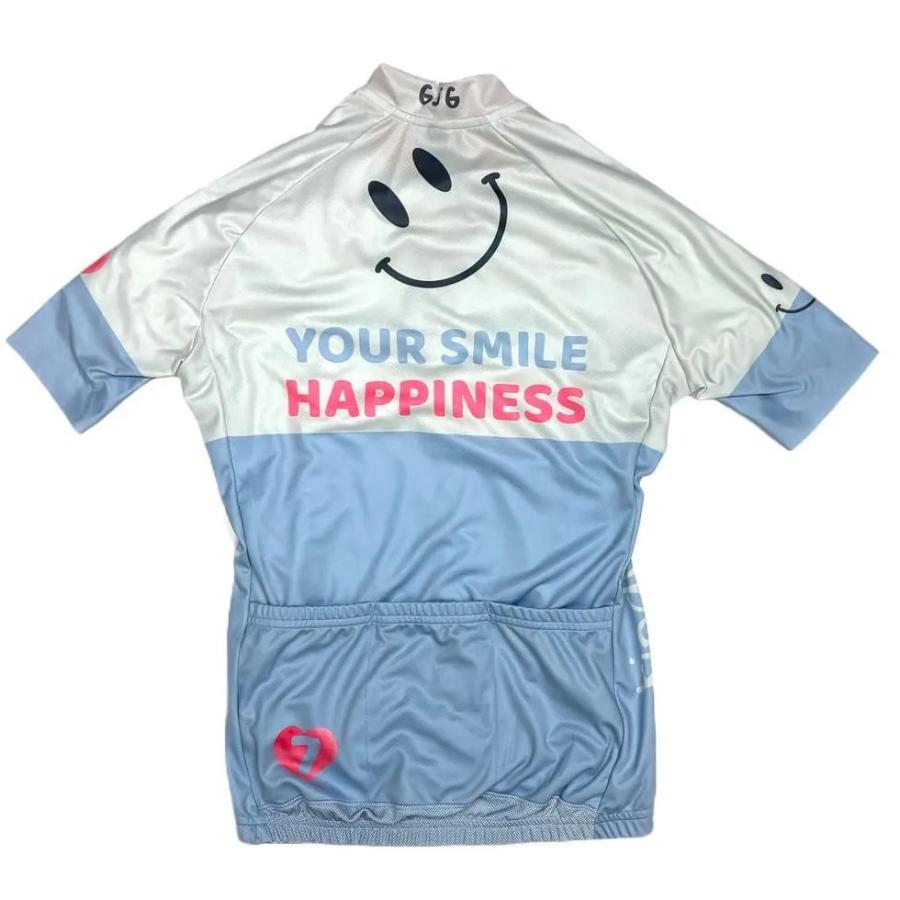セブンイタリア Your Smile Lady Jersey アイボリー/スカイ レディースの画像