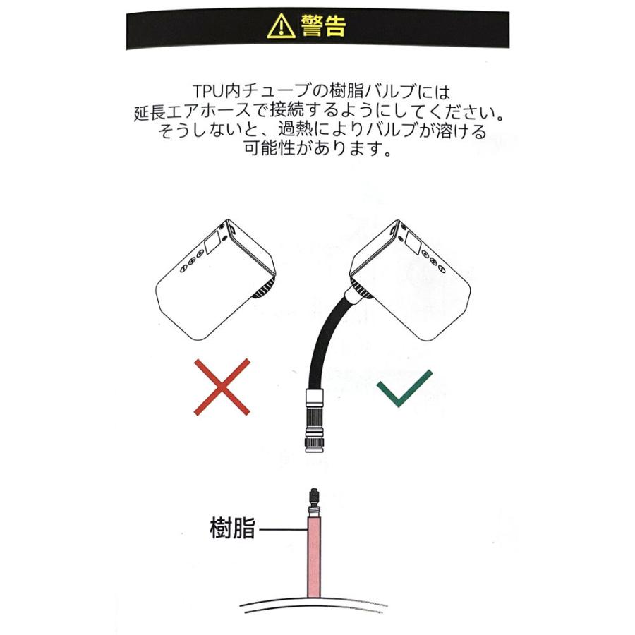 【即納】CYCPLUS TINYPUMP CUBE AS2PRO ブラック 空気圧計付き MAX120Psi 電動空気入れ 電動ポンプ  仏米対応｜worldcycle｜12