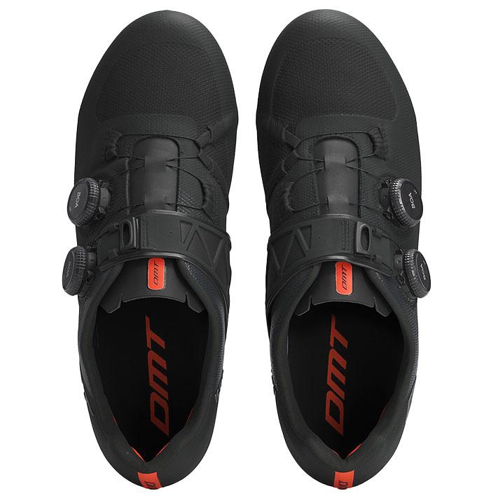 自転車 DMT ブラック ビンディングシューズ BOA KR4