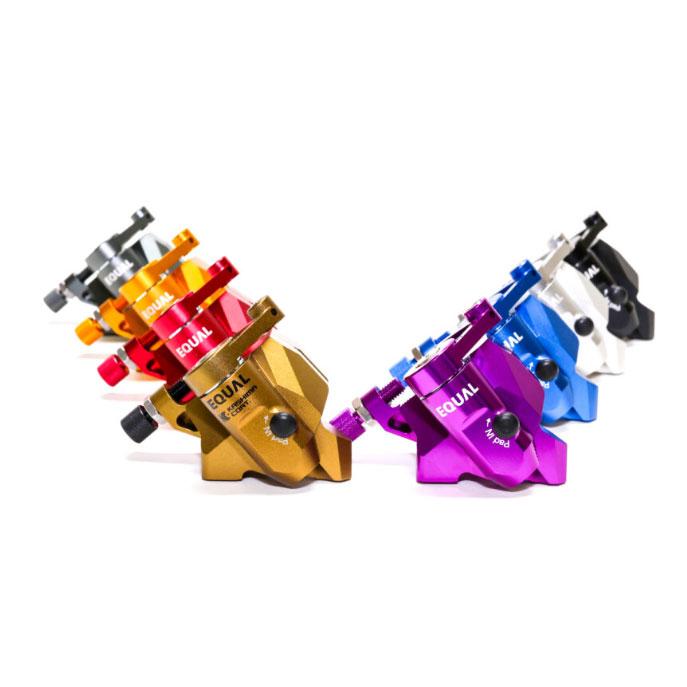 イコール 機械式ディスクブレーキキャリパー フラットマウント カシマ