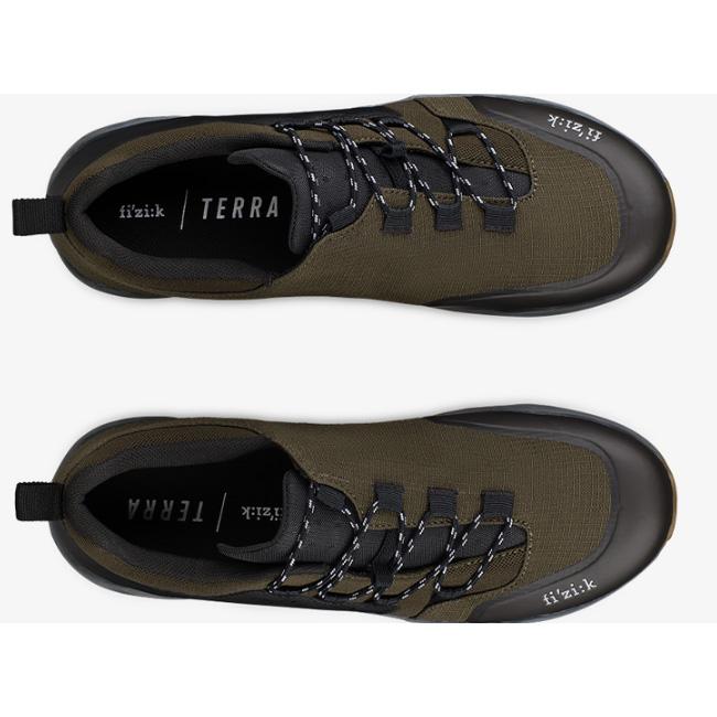 Fizik X2 TERRA ERGOLACE オリーブ/キャメル Fizik Terra Ergolace X2 Mountain Bike Shoes – Mike's Bikes