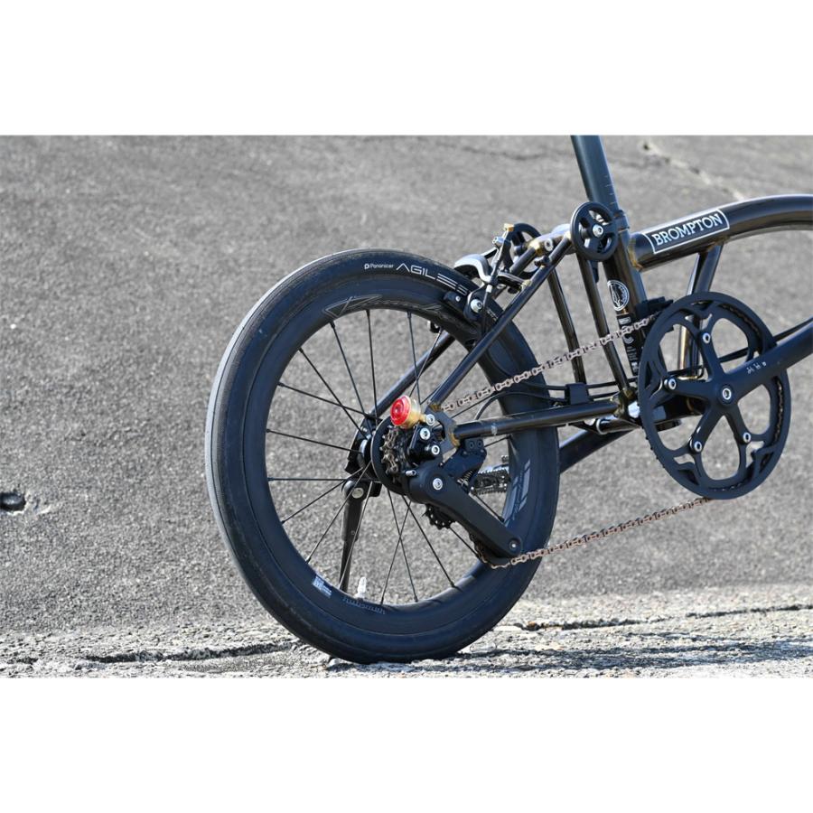 Hubsmith HS-Bumbee A349 2SP BROMPTON MK5用 2速 349 (16インチ) ホイールセット ポリッシュシルバー スチール (ハブスミス)の画像