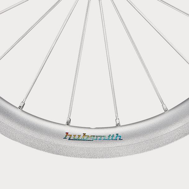 Hubsmith HS-Bumbee A349 2SP BROMPTON MK5用 2速 349 (16インチ) ホイールセット サンドシルバー セラミック (ハブスミス)の画像