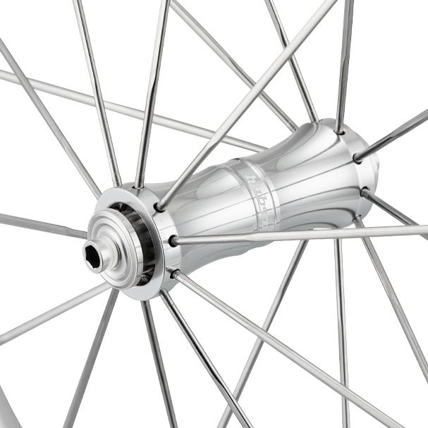 Hubsmith HS-Bumbee A349 3SP BROMPTON MK5用 3速 349 (16インチ) ホイールセット ポリッシュシルバー セラミック (ハブスミス)の画像