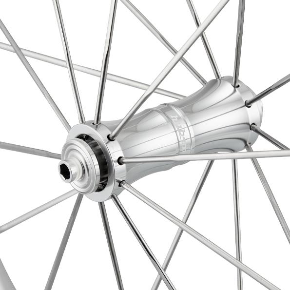 Hubsmith HS-Bumbee A349 7SP BROMPTON MK5用 7速 349 (16インチ) ホイールセット ポリッシュシルバー スチール (ハブスミス)の画像