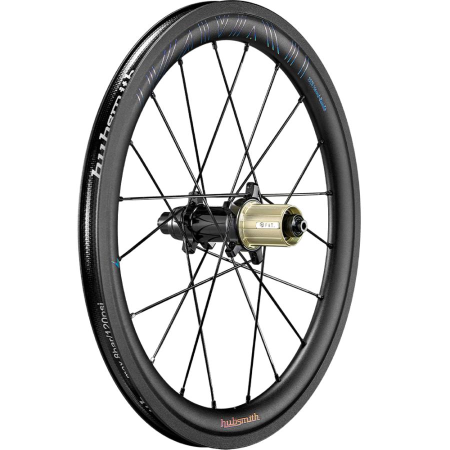 Hubsmith HS-Locust A355 Birdy用 11速 355 (18インチ) RB ホイールセット ブラック スチール (ハブスミス)の画像