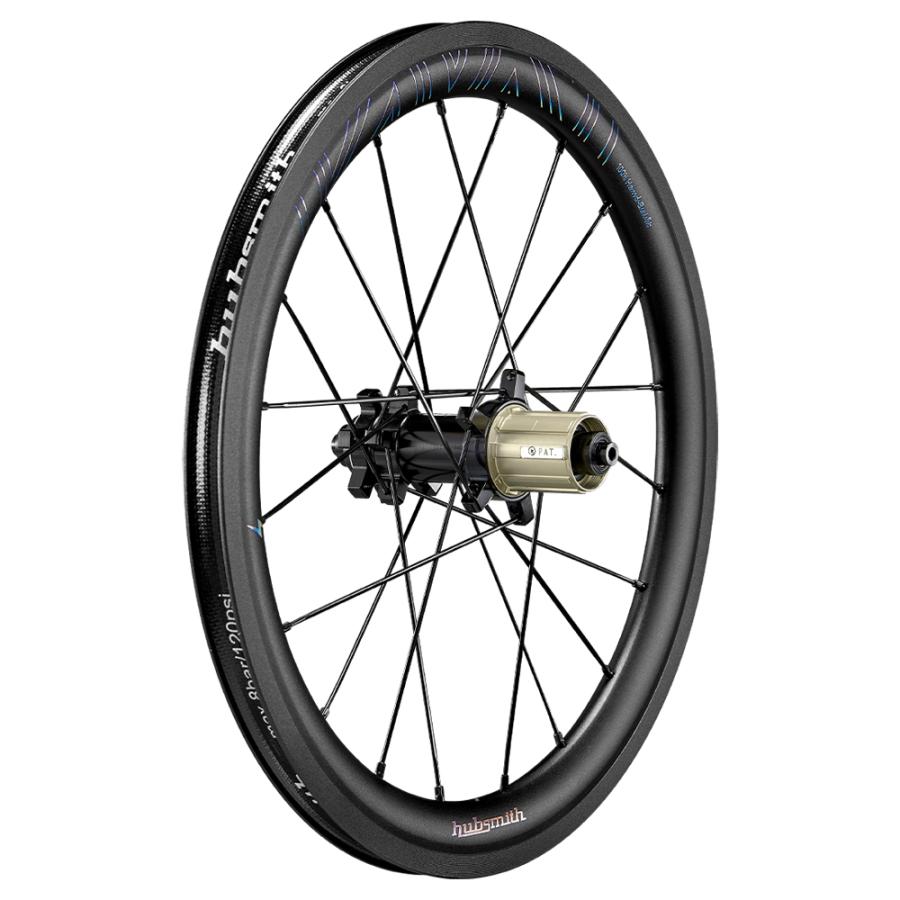 Hubsmith HS-Mantis A355 Birdy用 11速 355 (18インチ) DB ホイールセット ブラック スチール (ハブスミス)の画像