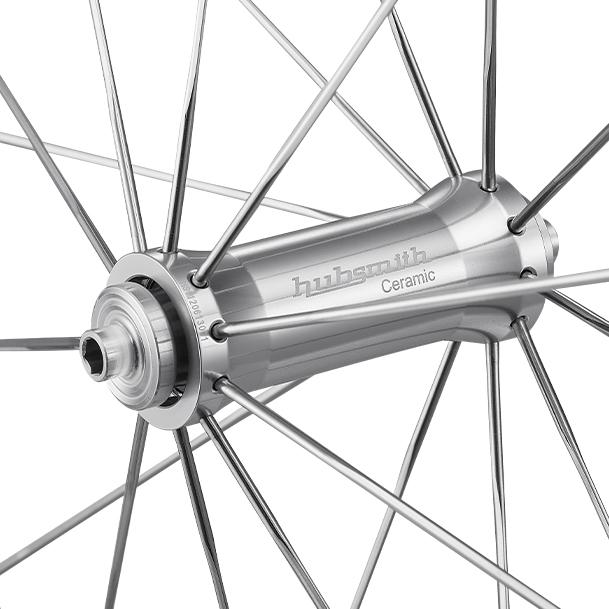 Hubsmith HS-Bumbee P. A349 7SP BROMPTON MK6用 7速 349 (16インチ) ホイールセット サンドシルバー スチール (ハブスミス)の画像