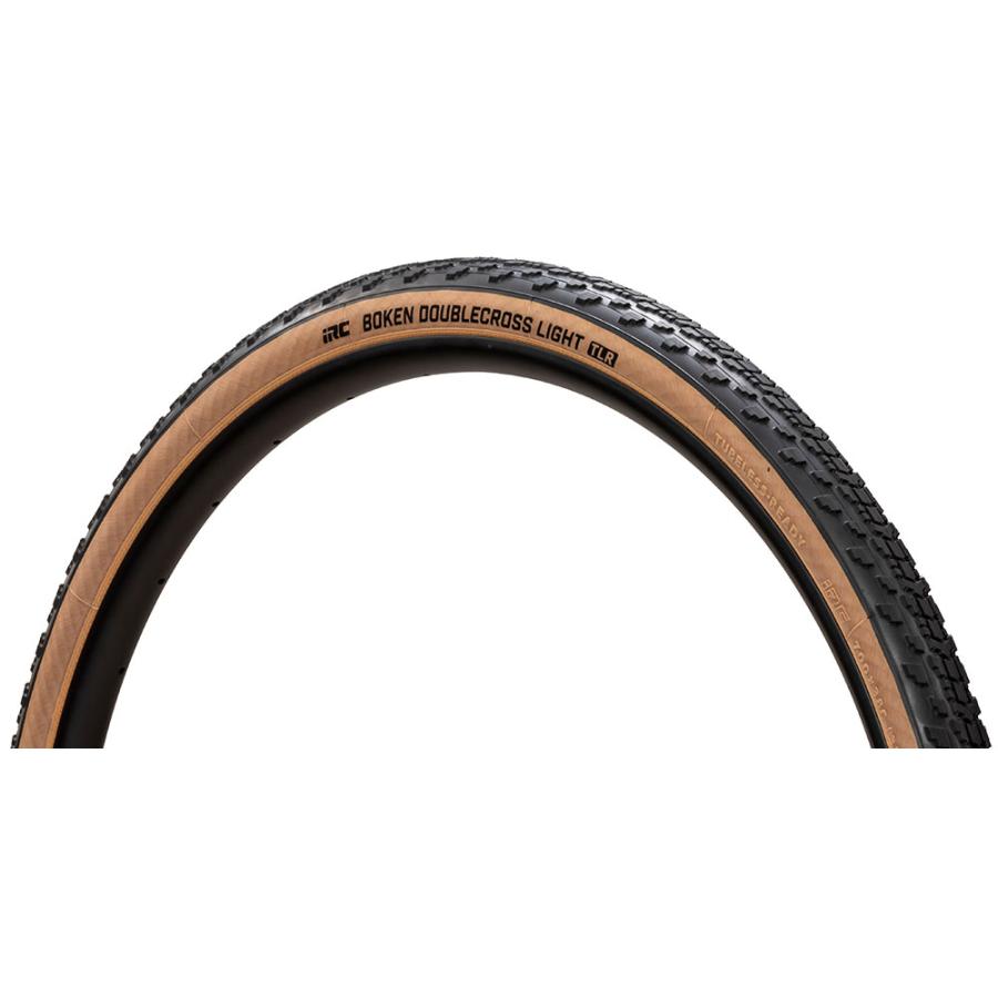 IRC BOKEN DOUBLECROSS LIGHT 700×38C タン チューブレスレディ