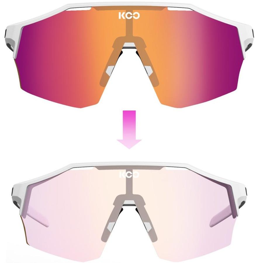 koo ALIBI サングラス　調光レンズ　美品 KASK ( カスク ) サングラス KOO ( クー ) ALIBI ( アリビ