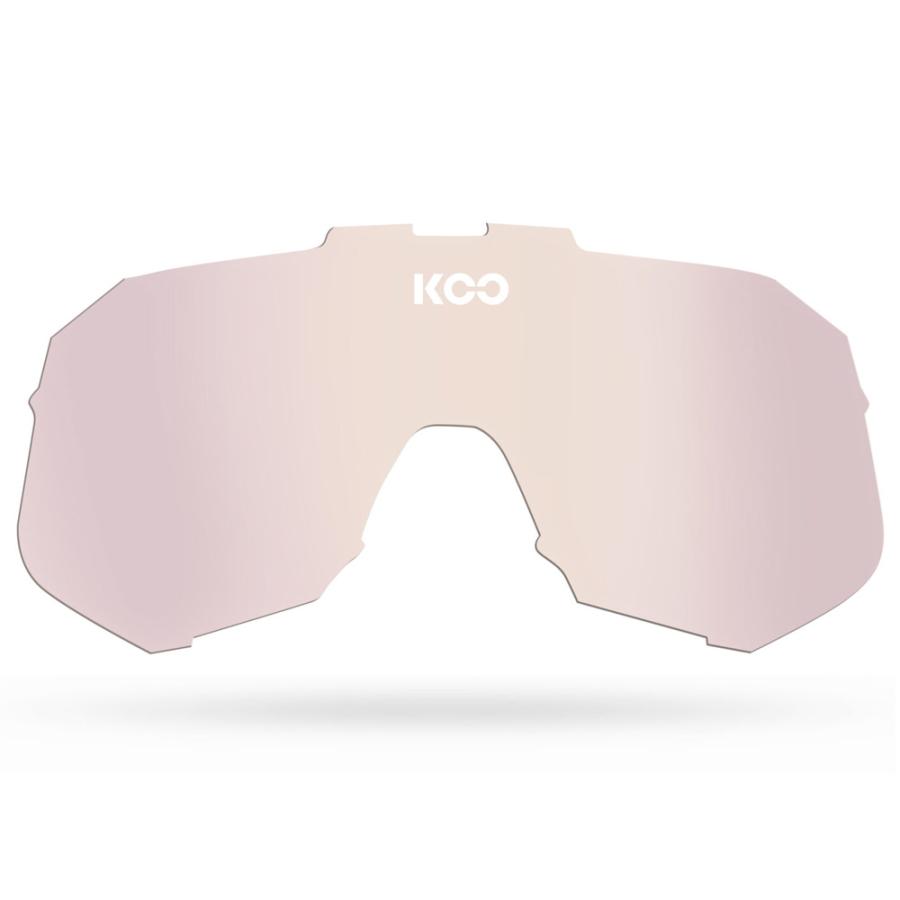 KOO(クー) DEMOS用レンズ フォトクロミック・ピンク 調光レンズ