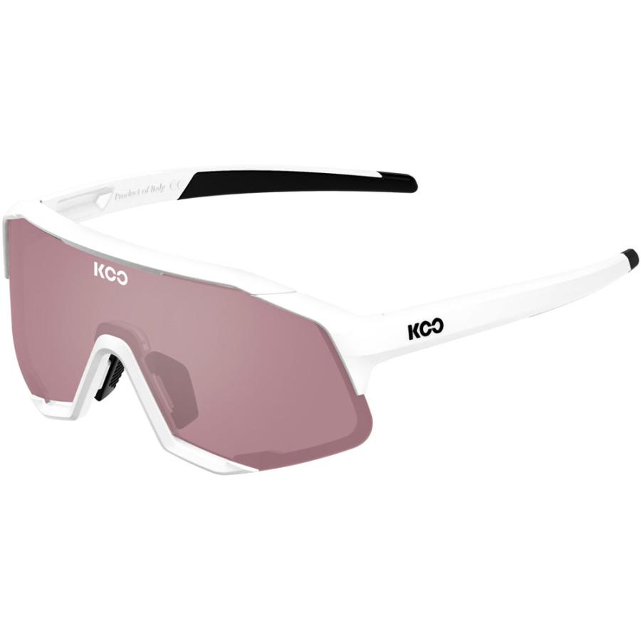 KOO（クー）DEMOSフォトロミックピンク サングラス 偏光レンズ KOO(クー) DEMOS ホワイト/フォトクロミックピンク 調光レンズ