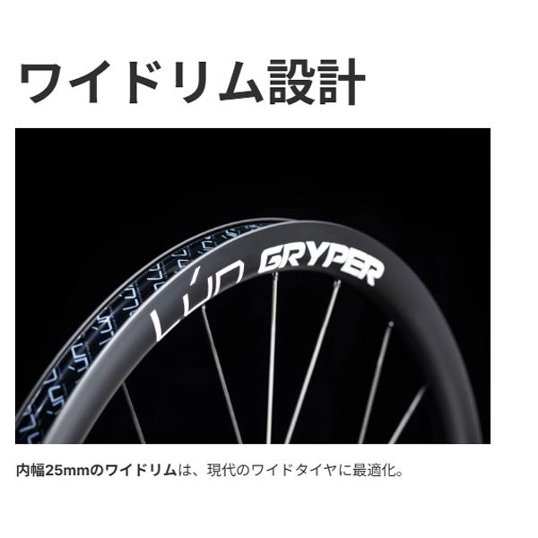 LUN GRYPER D45ディスクブレーキ カーボンホイール マットブラック