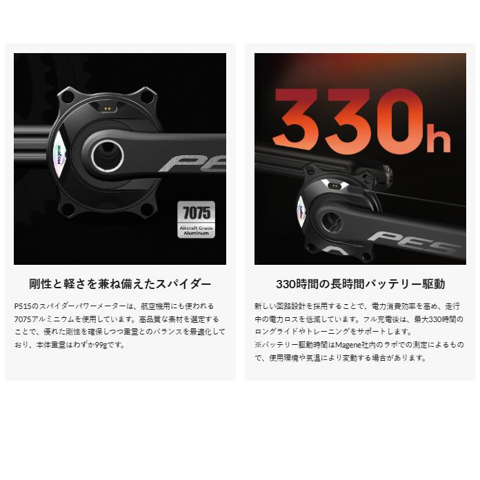 マージーン PES-P515 スパイダー型パワーメーターセット : ワールド