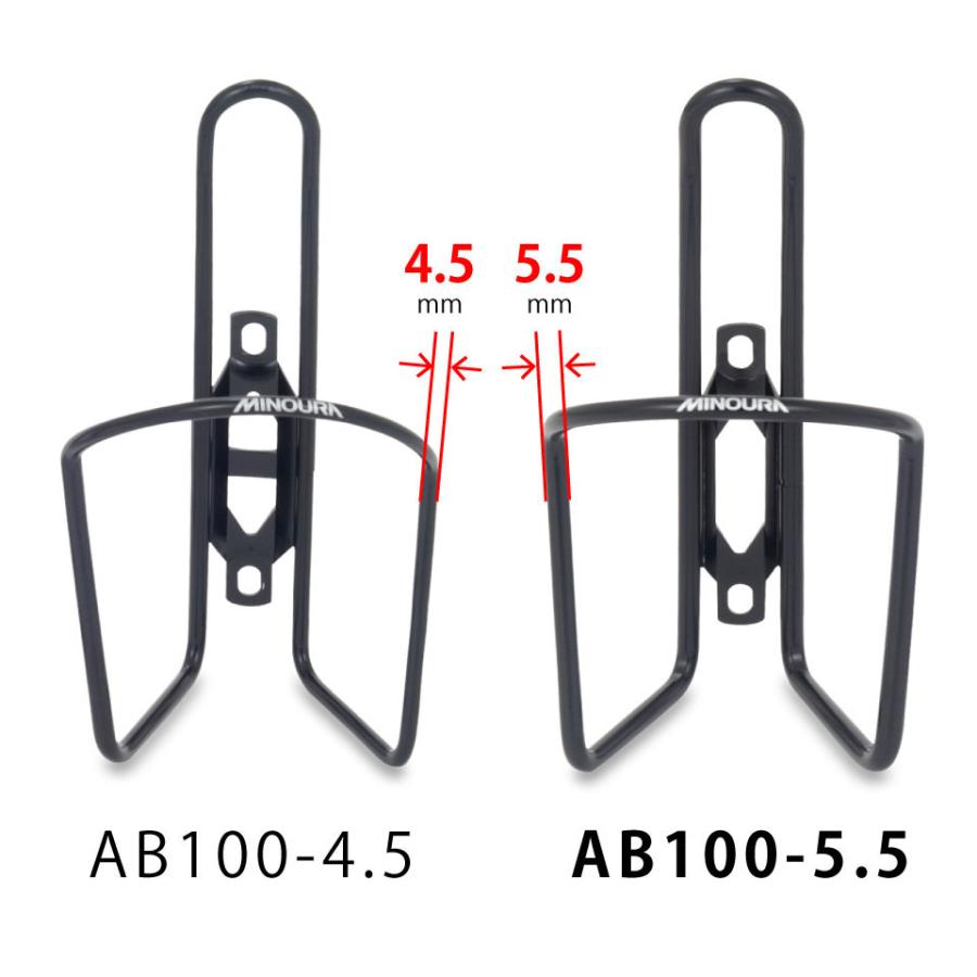 ミノウラ AB100-4.5 アルミボトルケージ パウダーレッド ボルト無し｜worldcycle｜03
