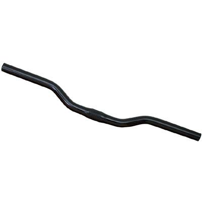 NITTO バーハンドル ブラック NITTO 日東 B201AA バークランプ径：25.4mm MTBハンドル ブラック