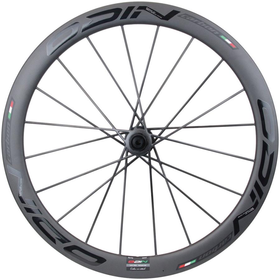 ODIN D50C VSPRINT ブラック スポーク一体型カーボンホイール シマノ