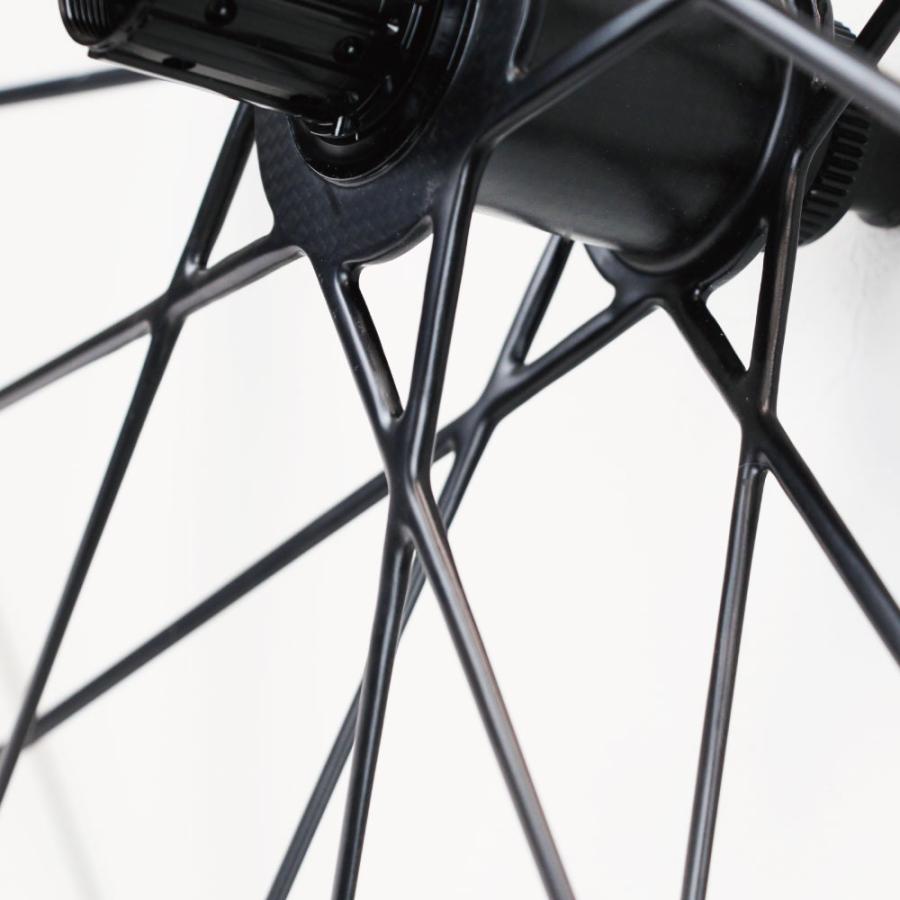 ODIN D50C VSPRINT ブラック スポーク一体型カーボンホイール シマノ