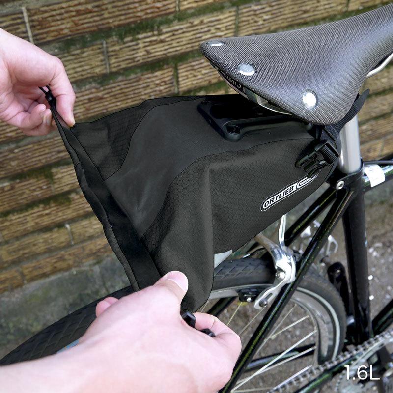 2022A/W新作送料無料 オルトリーブ サドルバッグ2 1.6L ブラックマット ORTLIEB マイクロ2 0.5L 軽量 小型 防水 ブラックマット 自転車 送料無料 一部地域は除く