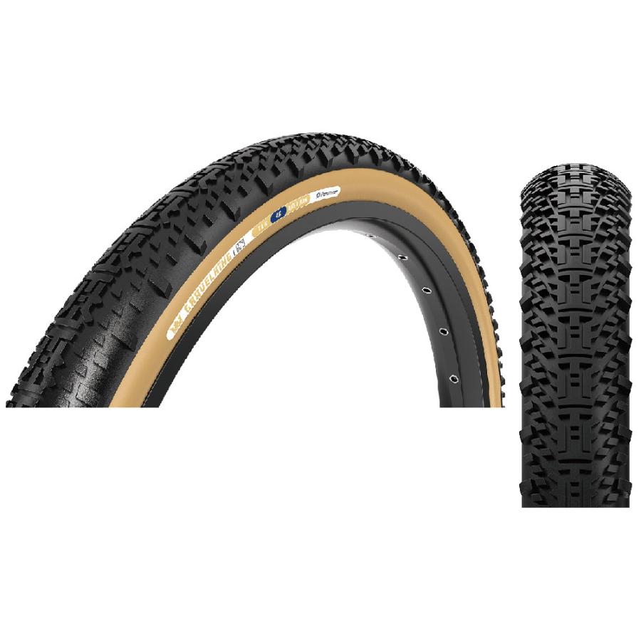 パナレーサー　グラベルキング35C　F735-GK-D2　新品未使用 F735-GKSS-D2 F735-GKSS-D2 GRAVELKING SS 700×35C TLR 茶サイド 1本