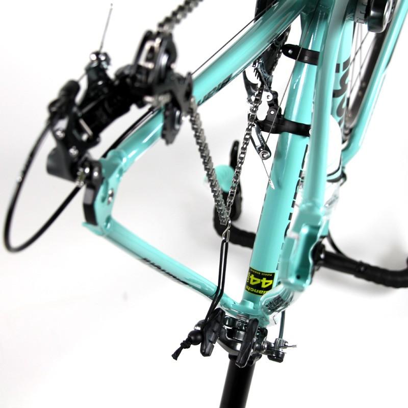 R250 パーキングストッパー&チェーンフック 自転車アクセサリー R250 リアディレイラー保護ケース 飛行機輪行向き ブラック