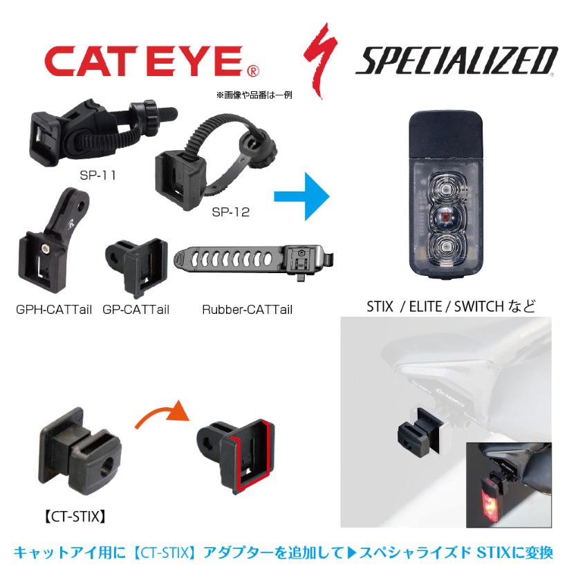 レックマウント CT-STIX セーフティライトアダプター キャットアイ用