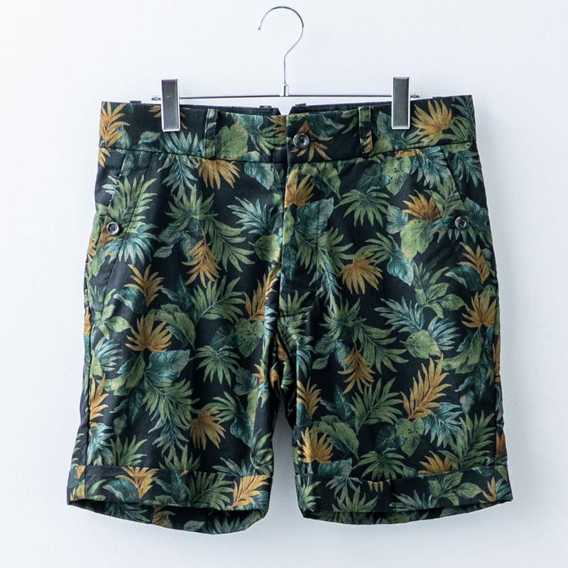 レリック リーブス柄ショートパンツ グリーン Reric Rer P Gn ワールドサイクル 通販 Yahoo ショッピング
