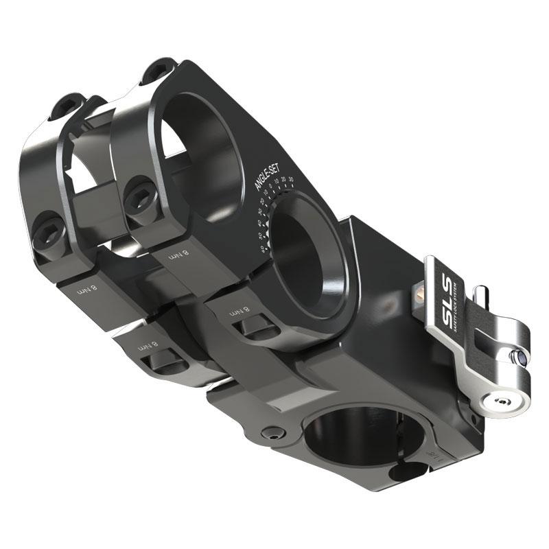 ROCKER PARTS RocHead AiO MAX 90度角度変更ステム 角度調整機能付き 90mm ブラック 31.8mm ...