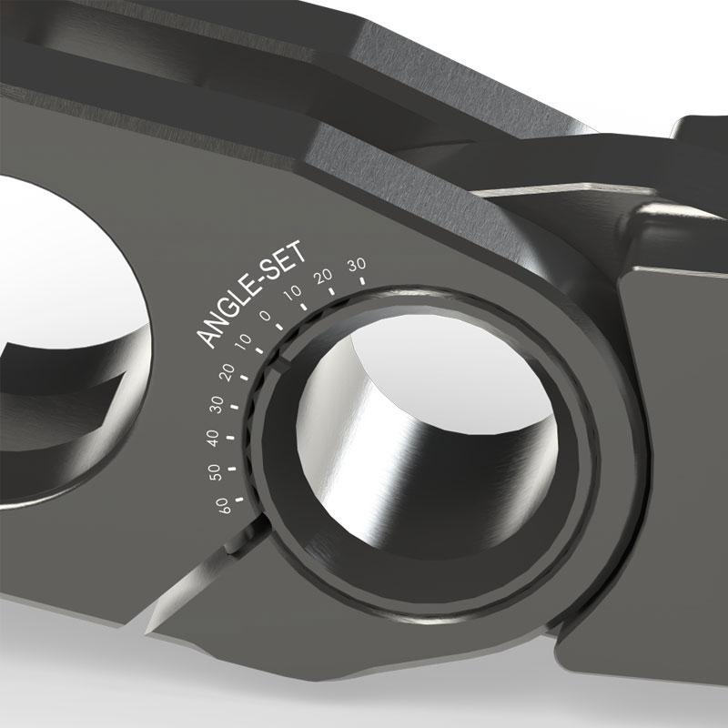 ROCKER PARTS RocHead AiO MAX 90度角度変更ステム 角度調整機能付き 90mm ブラック 31.8mm ...