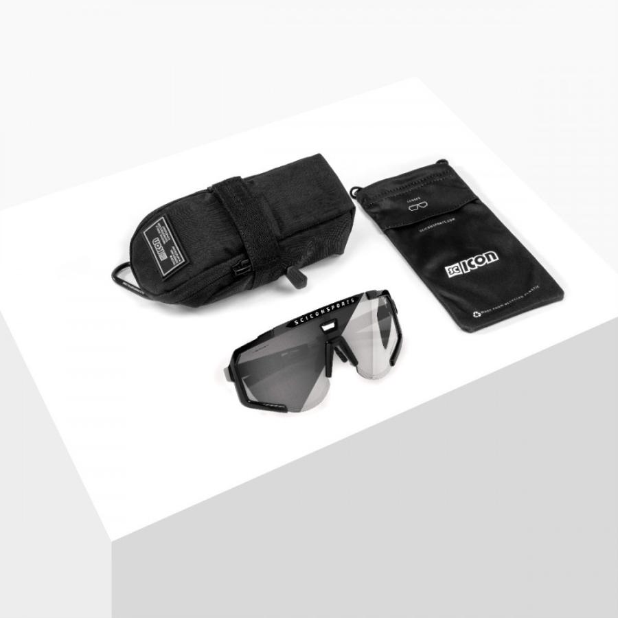 シーコンスポーツ AEROSCOPE ANTHRACITE GLOSSフレーム/フォトクロミックシルバー調光レンズ サングラスの画像