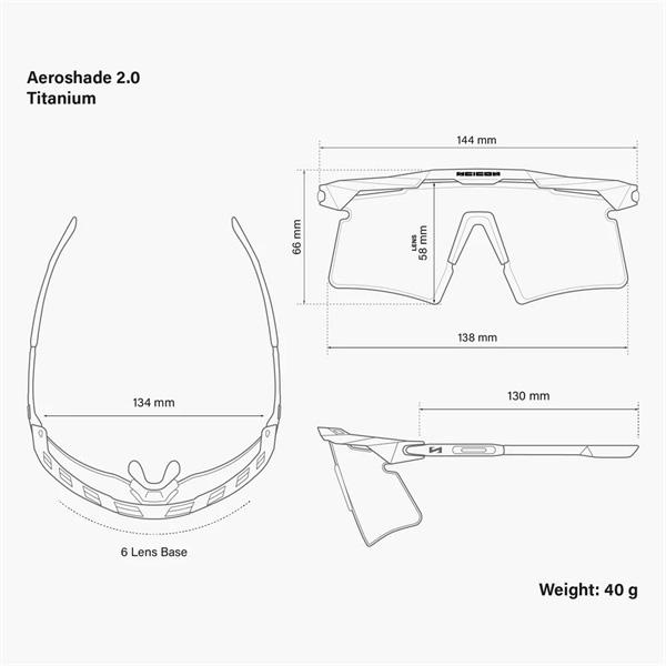 シーコンスポーツ AEROSHADE 2.0 TITANIUM マットブラック/マルチミラーサンバースト+ピンク サングラス_6