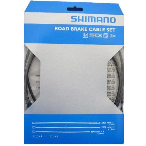 シマノ  ロード SUS ブレーキケーブルセット ブラック（1台分） 【自転車】【ロードレーサーパーツ】【ワイヤー類】 | シマノ