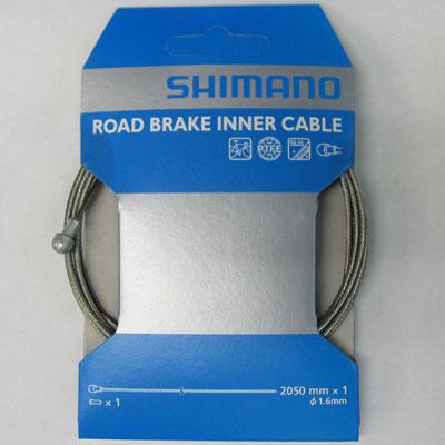【即納】シマノ ロードPTFEブレーキインナーケーブル 1.6×2050mm 1本 【自転車】【ロードレーサーパーツ】【ワイヤー類】 | シマノ