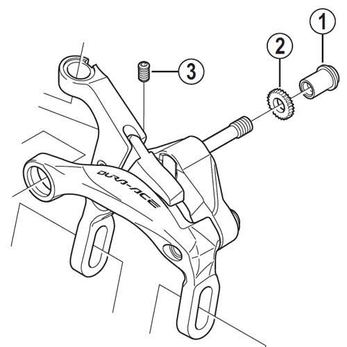シマノ（SHIMANO） [3]止めネジ 【自転車】【ロードレーサー用】【DURA