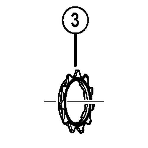 シマノ（SHIMANO） [3]11Tギア(ツバ付ギア)11-25T、11-28T、11-32T用 