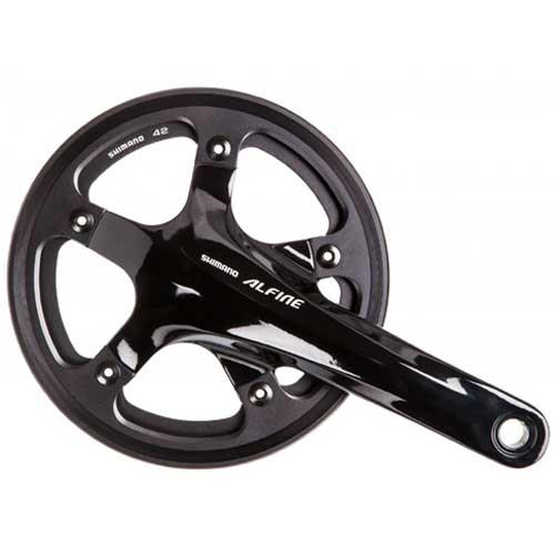 シマノ Alfine Fc S501 クランクセット チェーンガード有 シングル ブラック 自転車 マウンテンバイクパーツ クランクセット シマノ Shi I Fcs501 Cgs Bk ワールドサイクル 通販 Yahoo ショッピング