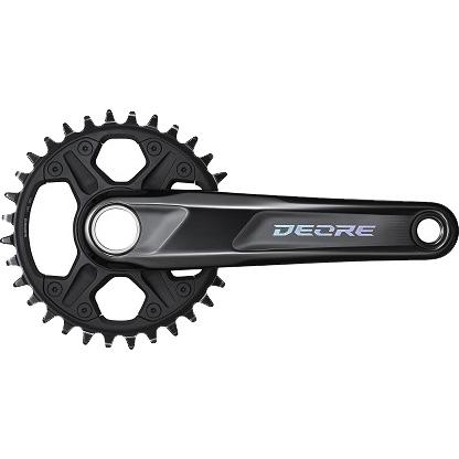 シマノDEORE FC-M6120クランクSET 美品 シマノ（SHIMANO） DEORE FC-M6120-1 12段 32T クランクセット