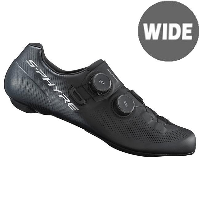 【新品】 シマノ SHIMANO SH-RC903 ブラック ワイド 40.5 SALE】シマノ RC9(SH-RC903) ブラック ワイドタイプ SPD-SL シューズ