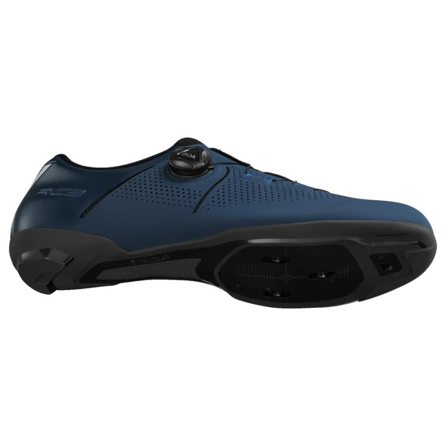 SHIMANO SH-RC302 43ノーマル　ネイビー シマノ SH-RC302 ネイビー ノーマルタイプ SPD-SL シューズ : ワールド