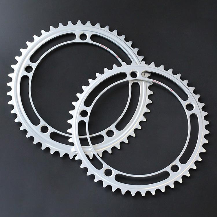 スギノ MC144 1/8 シルバー 45T-46T チェーンリング : ワールド