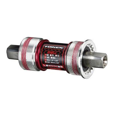 美品　TOKEN　ボトムブラケット　TK868TBT 113mm トーケン TK868TBT Ti-BB JIS/シマノ スクエア ボトムブラケット