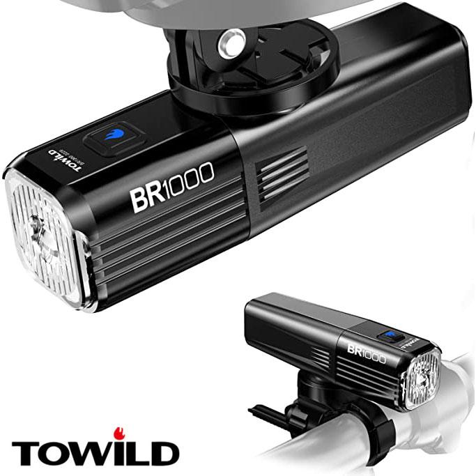 【即納】トゥワイルド BR1000 ヘッドライト リモコン無し ブラック USB-TYPE-C充電 TOWILD | 