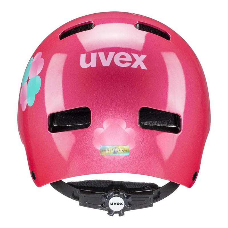 ウベックス KID 3 ピンクフラワー ヘルメット UVEX｜worldcycle｜03