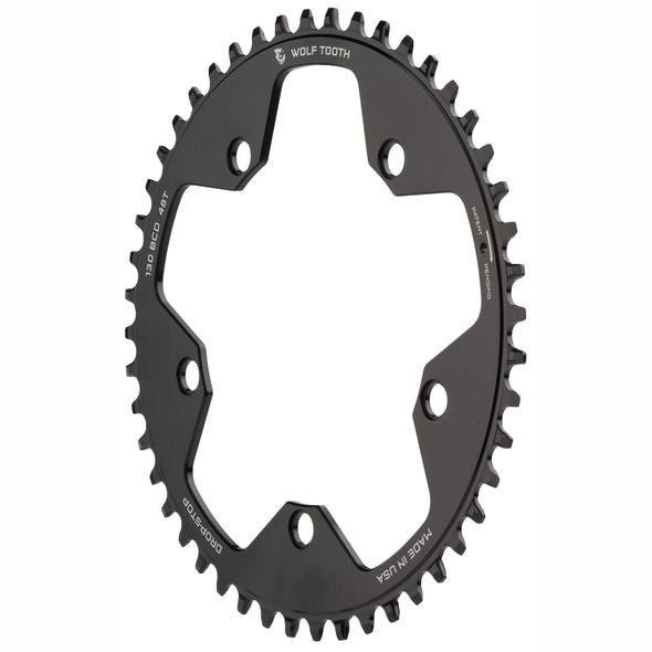 ウルフトゥース 130BCDクランク用ワイド/ナロー チェーンリング 5