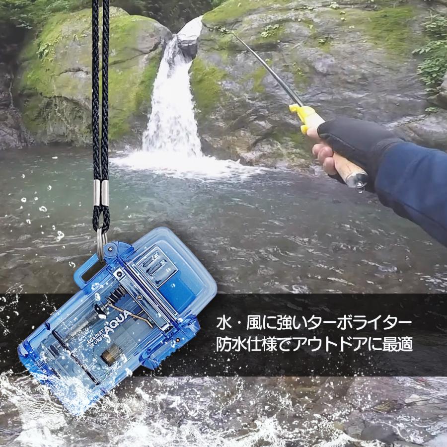 ライター ターボ式 着火ライター ガス詰替可タイプ ガス注入式 首掛け